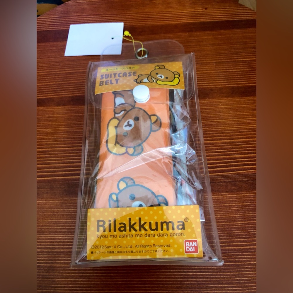 Rilakkuma luggage belt